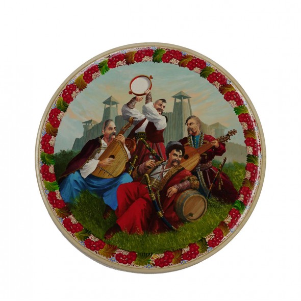Панно круглое «Казаки»